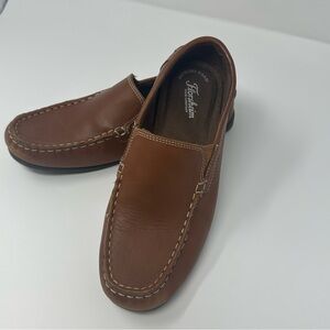 Florsheim Kids Memory Foam Brown Loafers